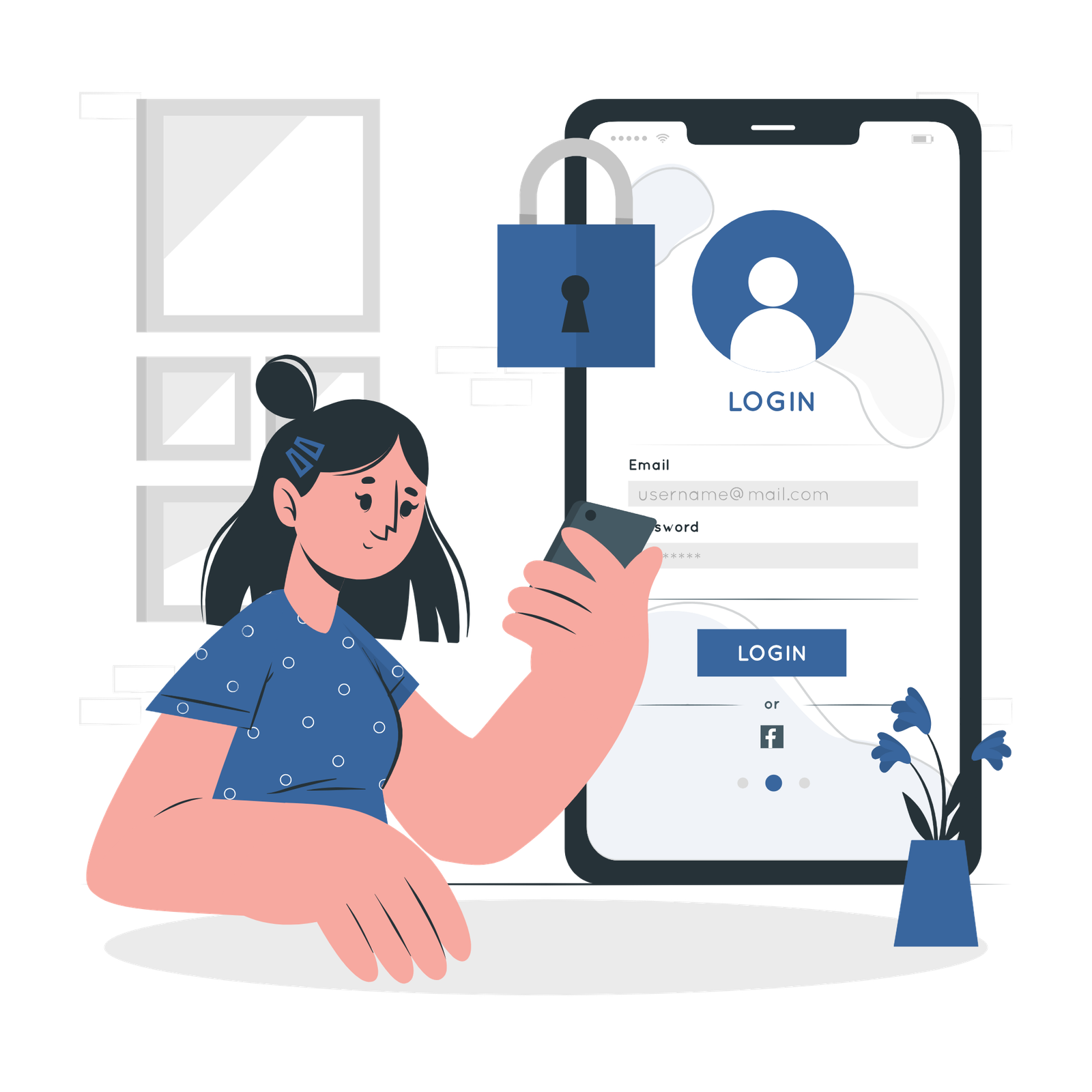 Create Account Illustration